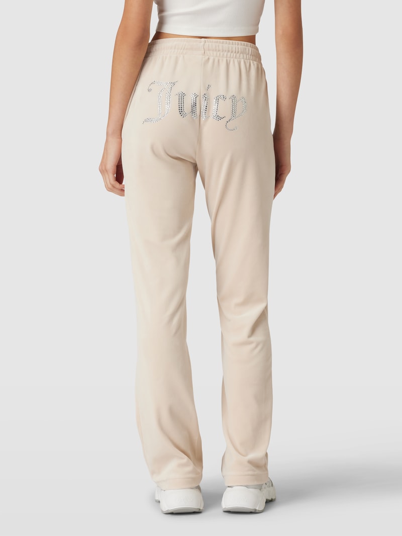 Trackpants mit fixierten Bügelfalten Modell 'TINA' in sand