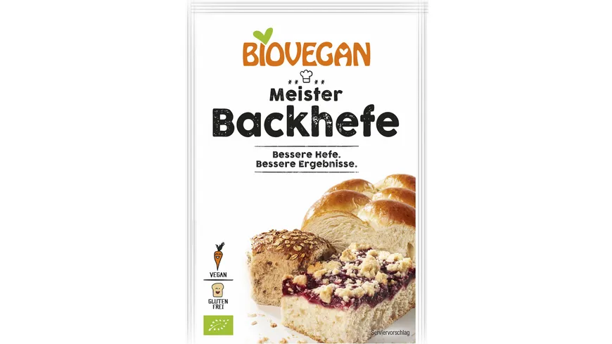 BIOVEGAN Meister Backhefe 7 g
