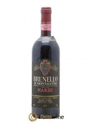 Brunello di Montalcino DOCG Nardi 1986 - Lot de 1 Bouteille