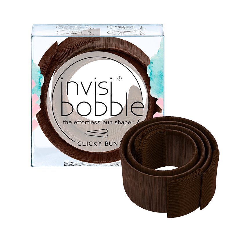 Invisibobble Clicky Bun Pretzel Brown