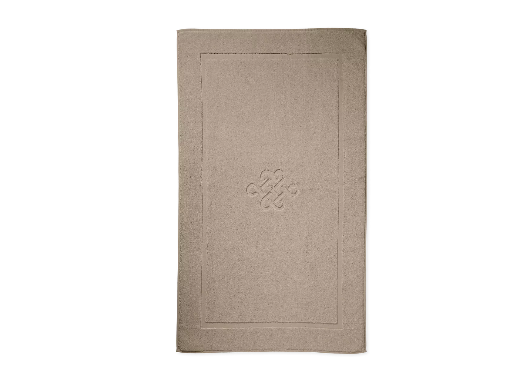 Tapis de bain en coton ultra doux 70 x 120 cm, couleur sable