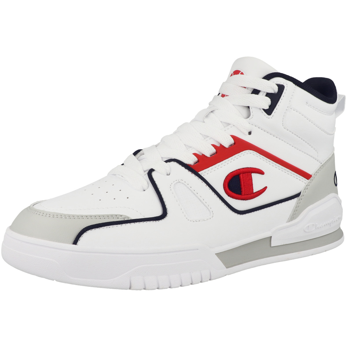 Champion 3 POINT MID Sneaker mid weiss