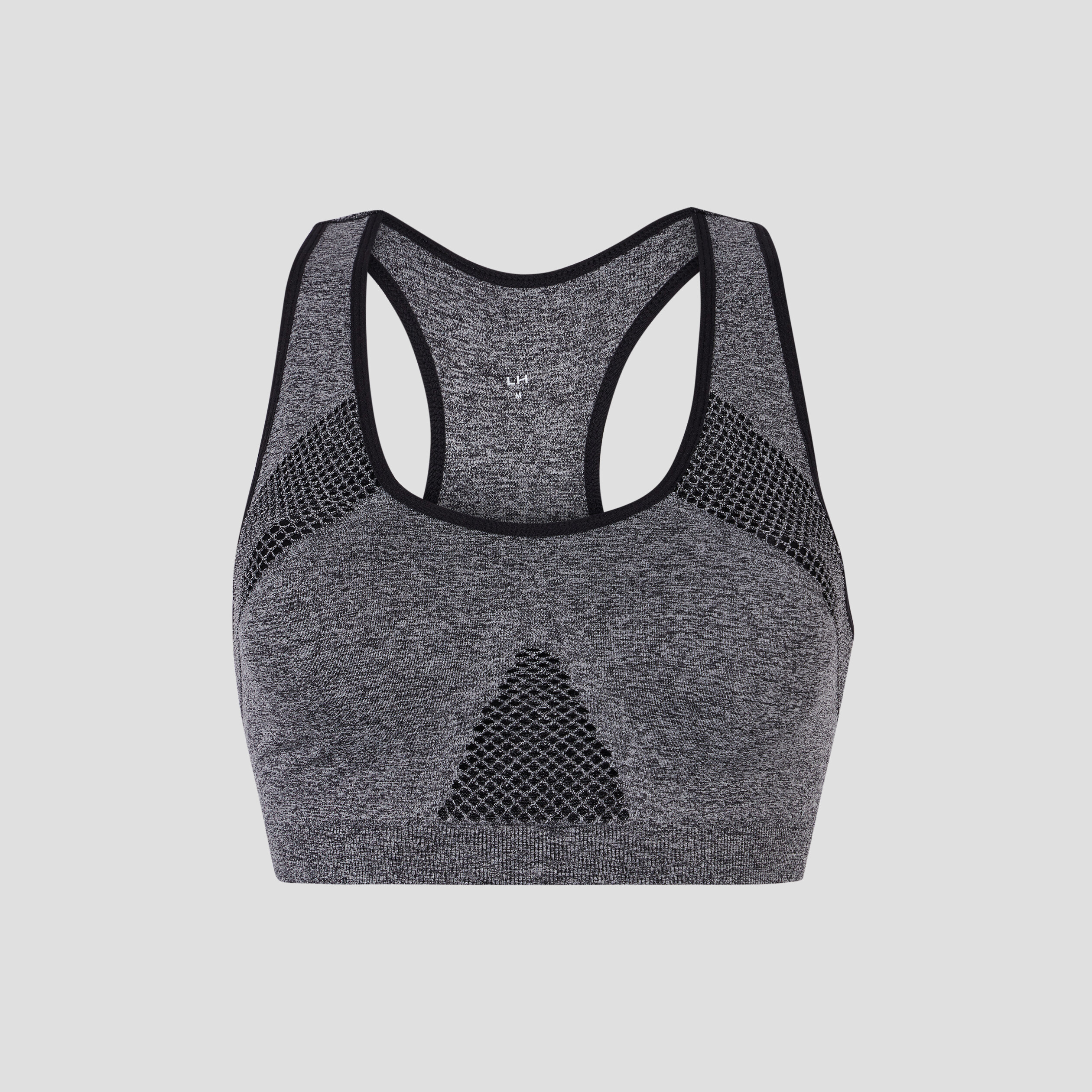 Brassière microfibre dos nageur gris femme | La Halle