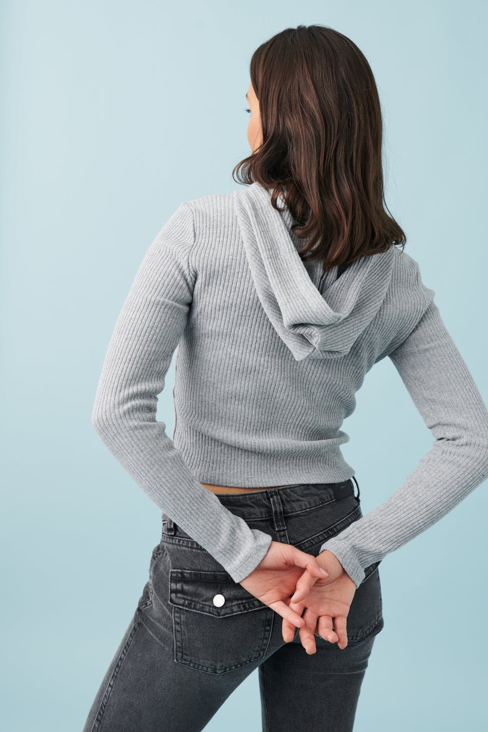 Rib hoodie