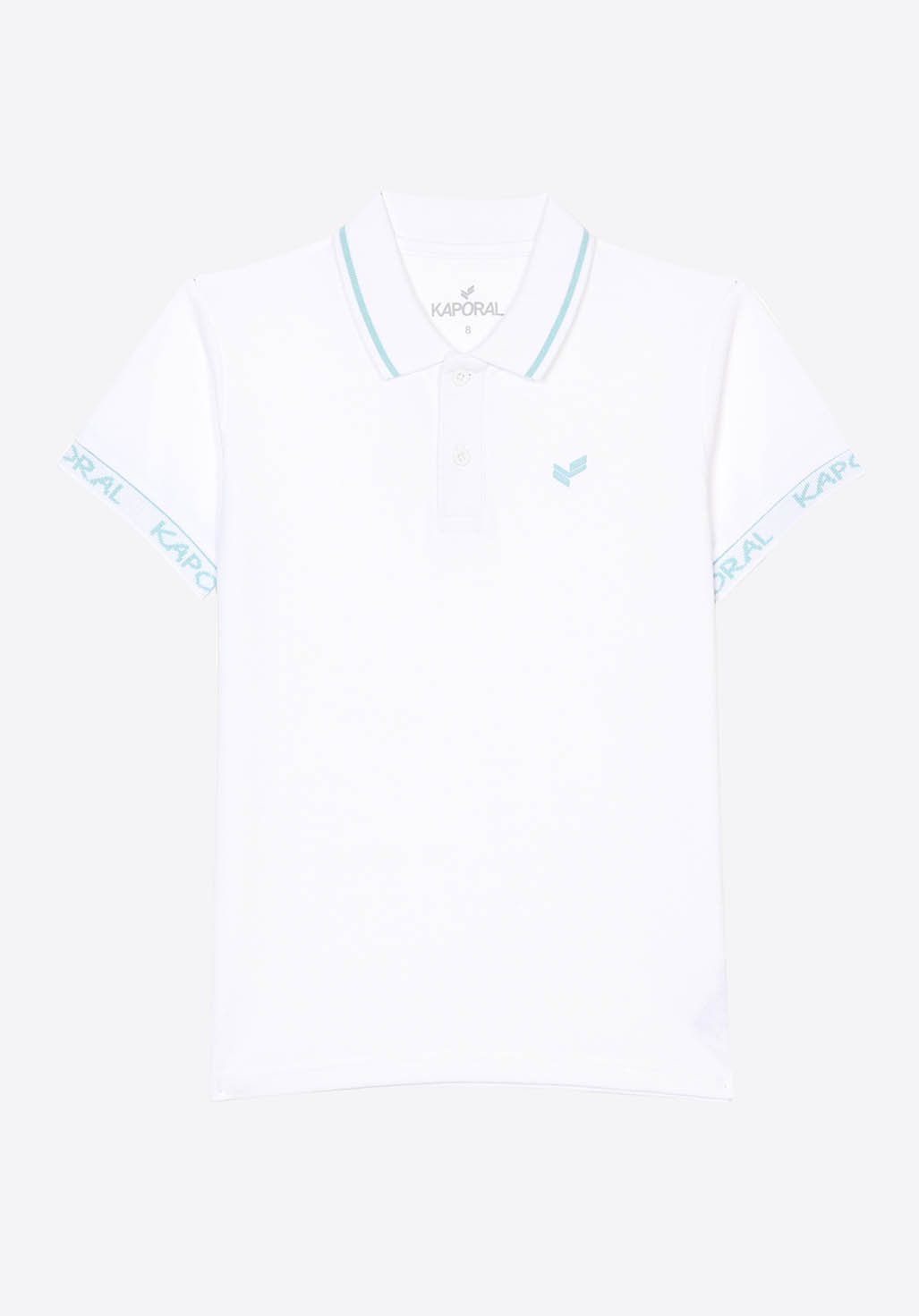 PROST  Polo blanc Garçon en 100% coton