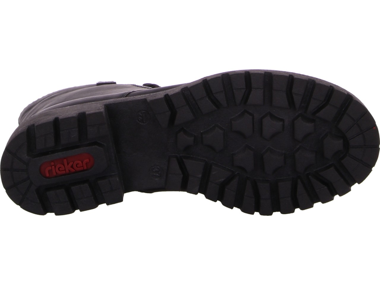 RIEKER Schnür-Stiefeletten schwarz