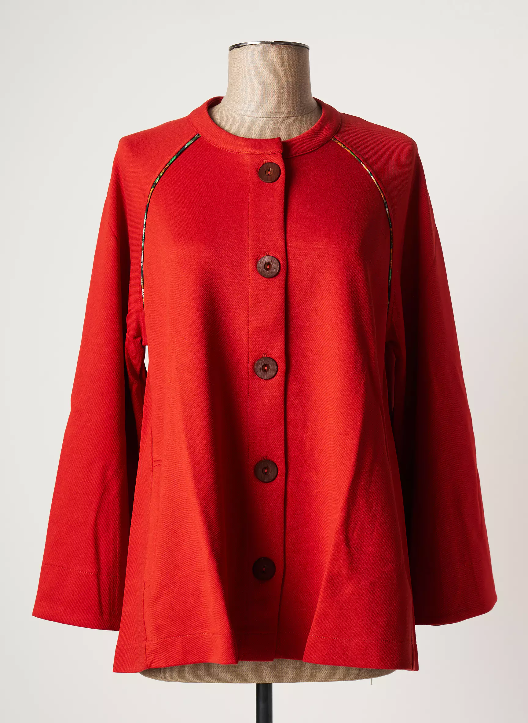 Maloka Vestecasual Femme couleur orange