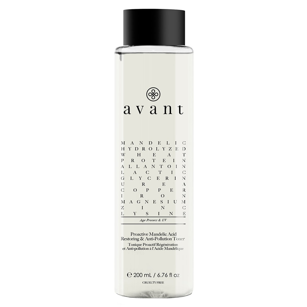 Avant Skincare Tonique Proactif Régénération et Anti-pollution à l'Acide Mandélique Toners & Nettoyants