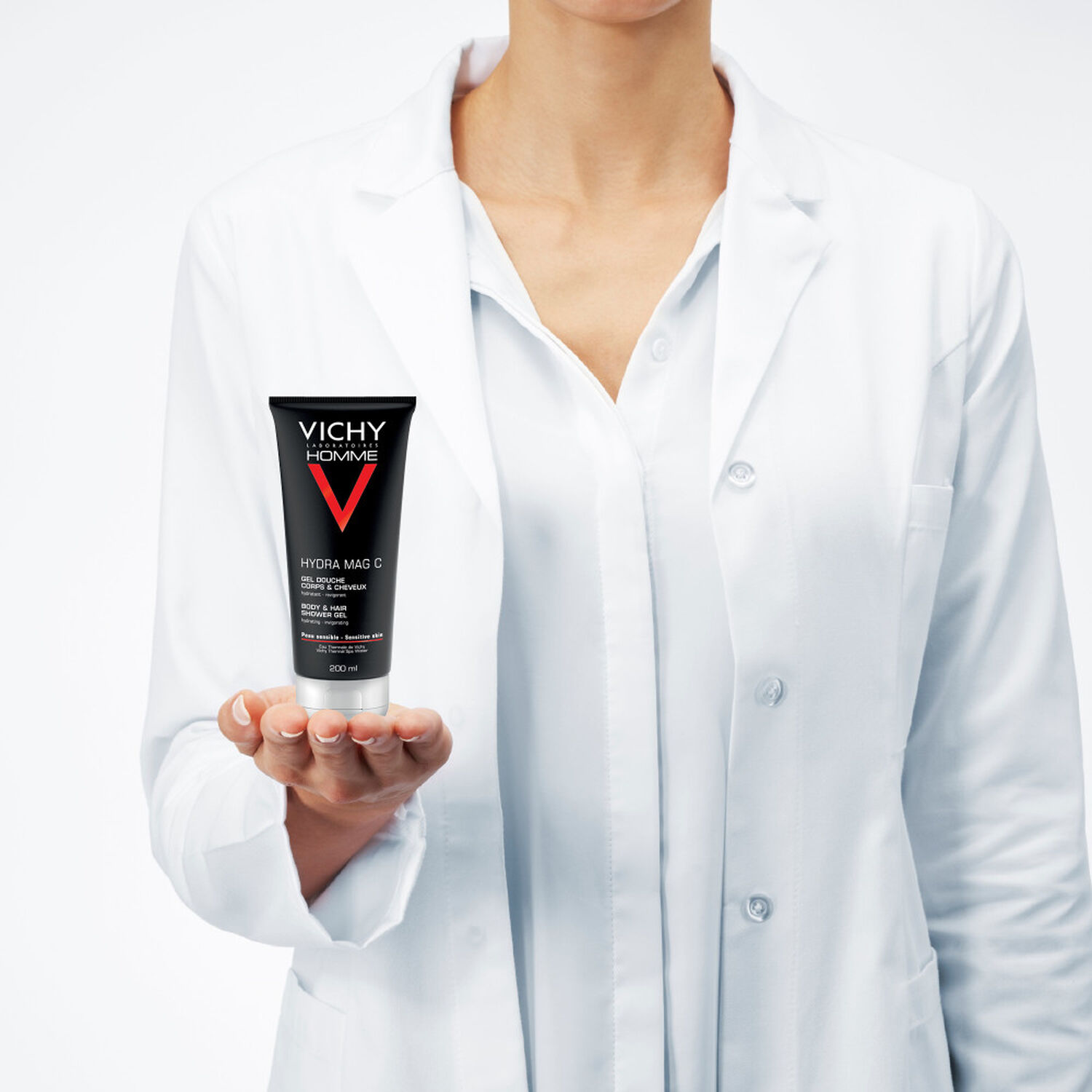 Vichy Vichy Homme Hydra Mac C+ Gel Douche Corps & Cheveux 200 ml