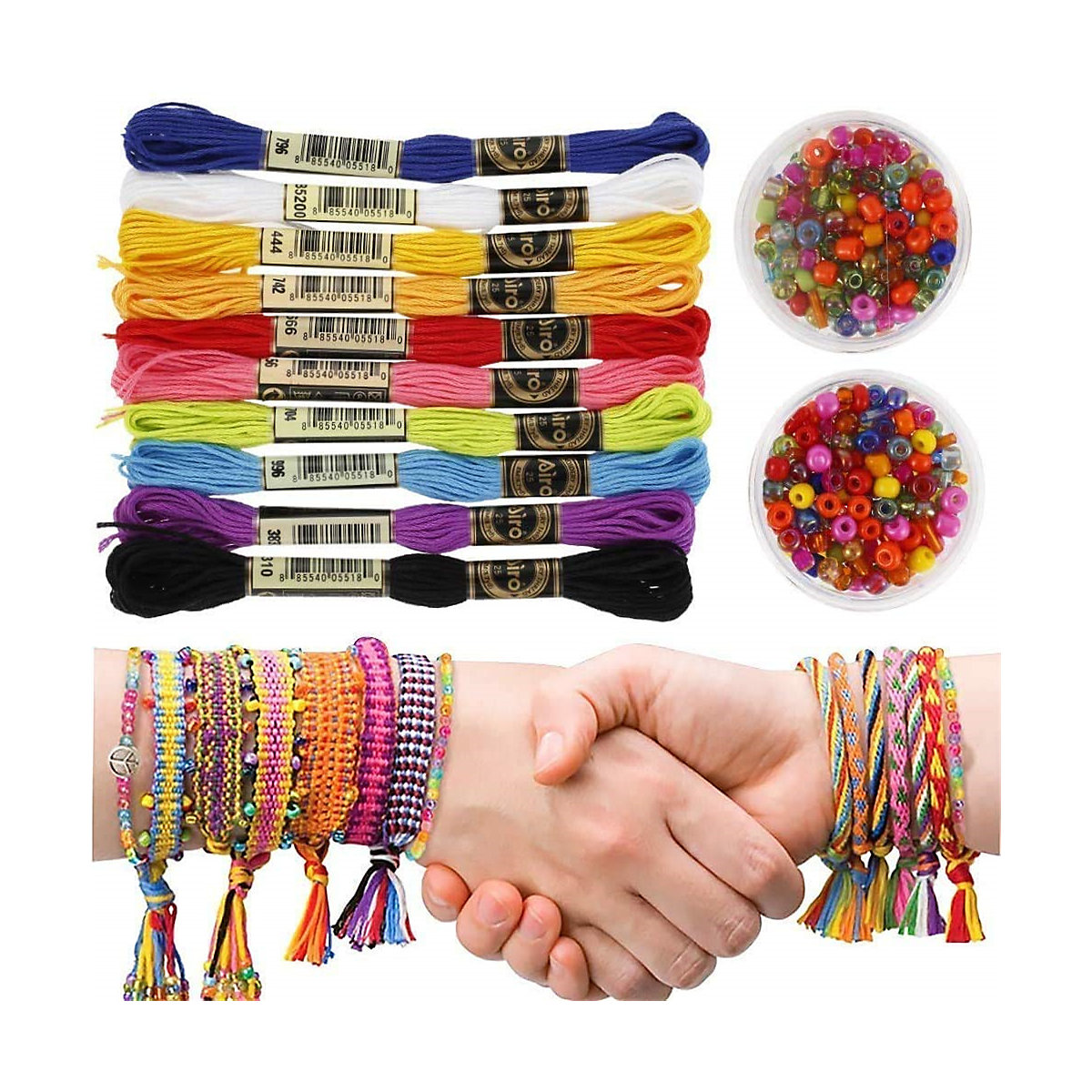 Freundschaftsbändchen Bastelset Armbänder DIY für Kinder