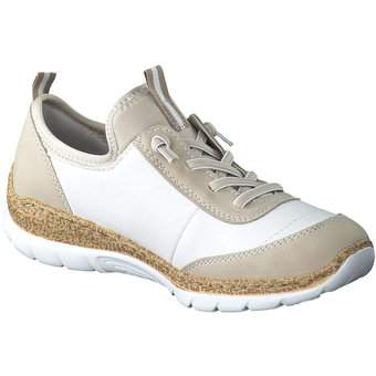Rieker Slip On Sneaker in weiß