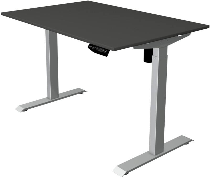 Kerkmann 10226913 Move 1 Elektrisch Höhenverstellbar Sitz-Stehschreibtisch Rechteckig Melamin;Stahl Silber 1.200 x 800 x 1.230 mm