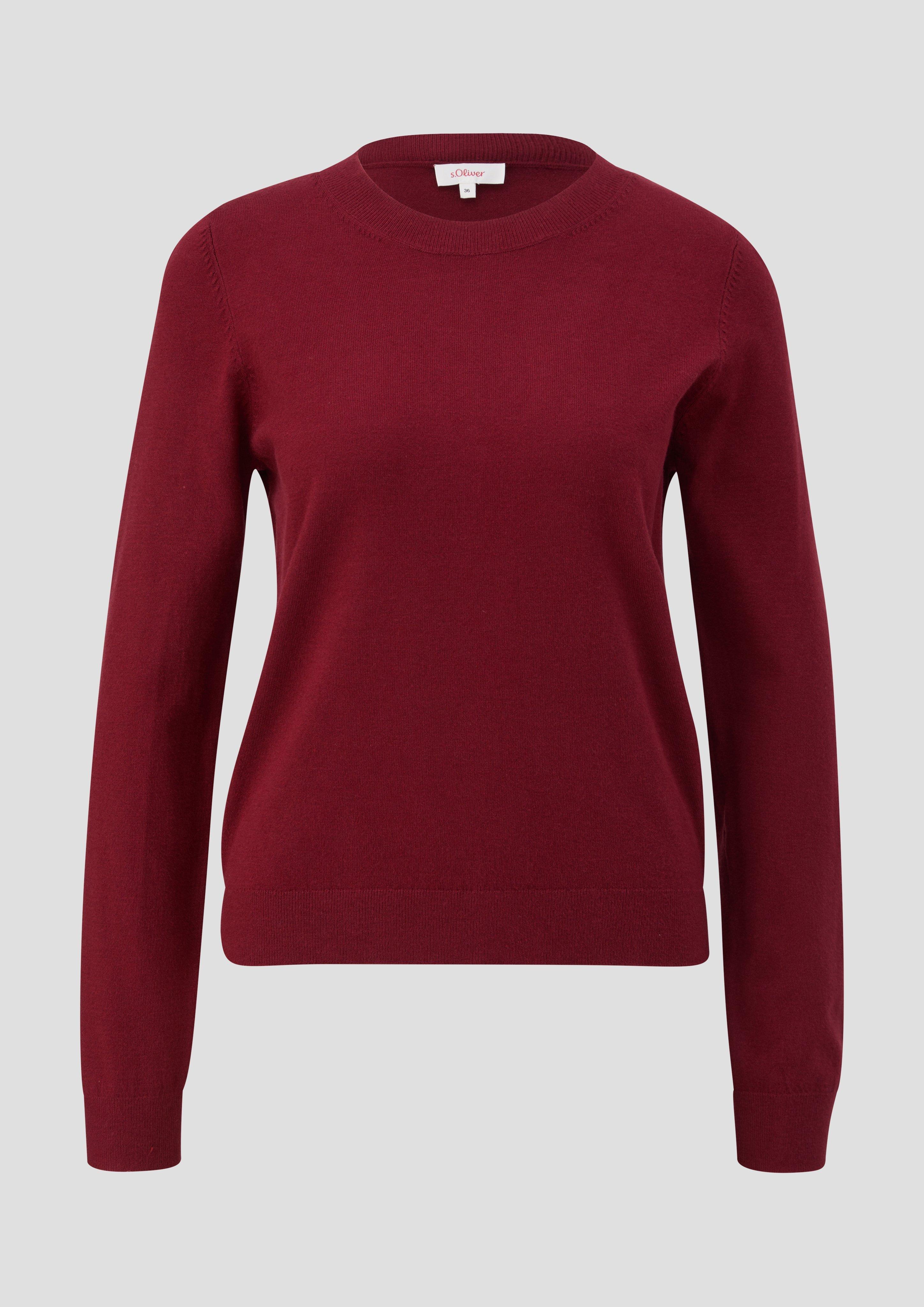 Feinstrickpullover aus Viskosemix  2137616-3871