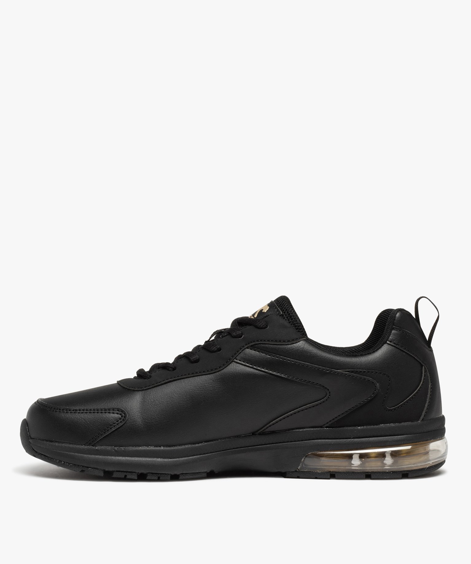 Baskets homme unies à semelle bulle d’air - Airness noir | GEMO