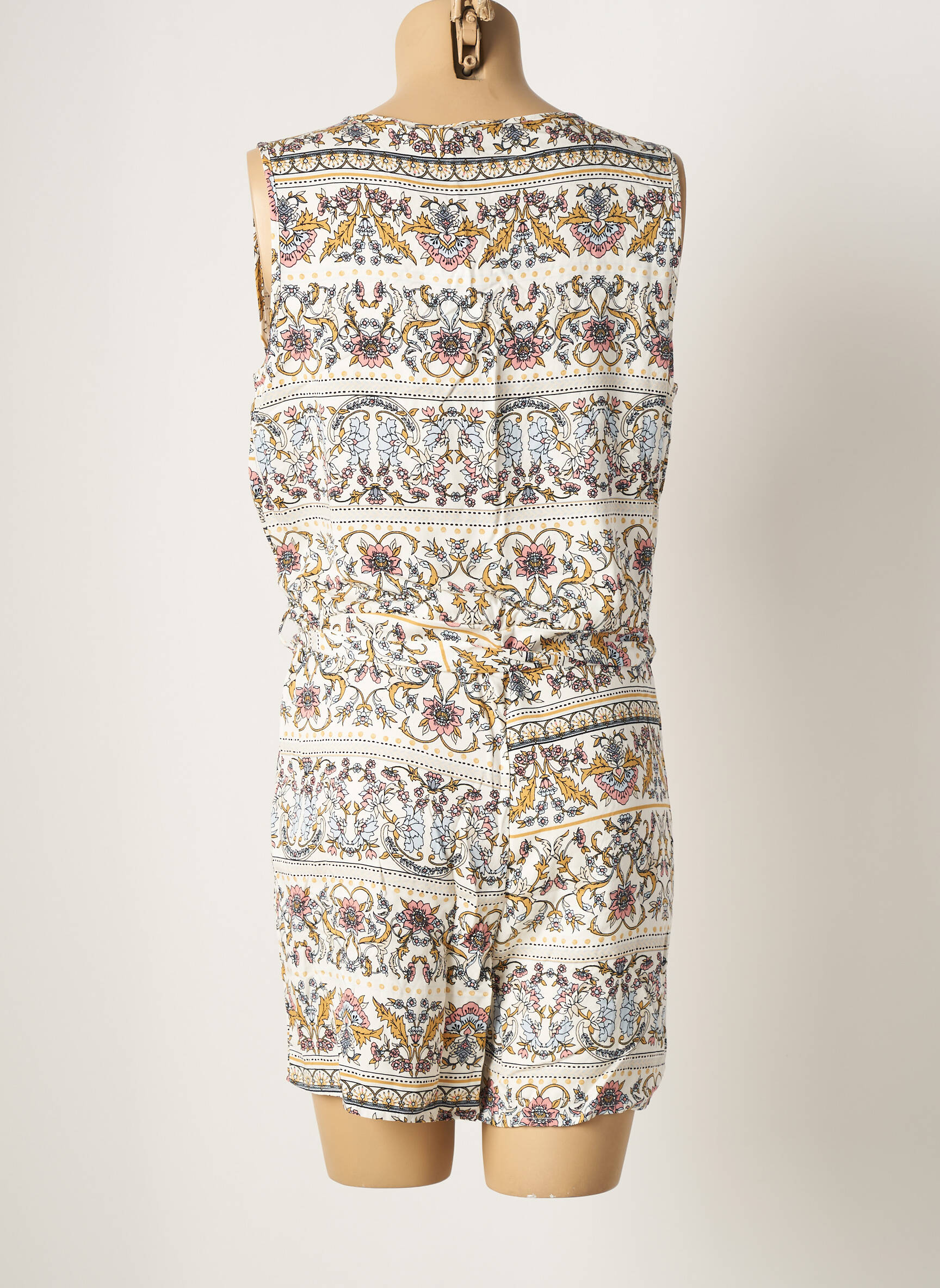 Only Combi Shorts Femme couleur beige