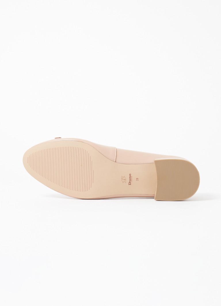 Dune London Hollies nahkaiset ballerinat