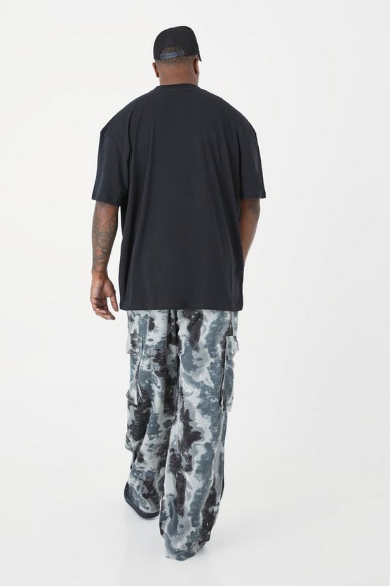 Plus Oversize T-Shirt mit Renaissance-Print