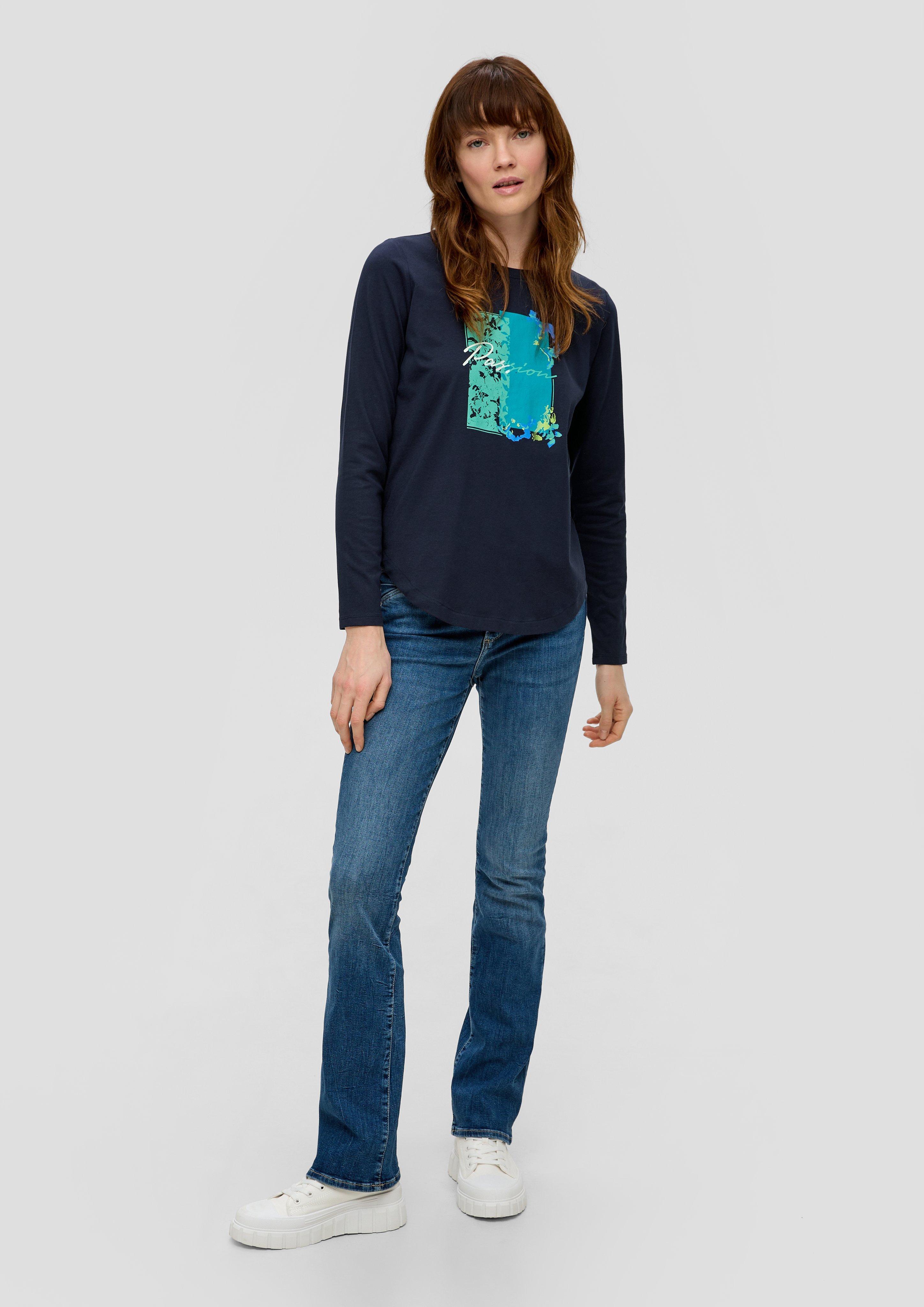 Longsleeve mit Frontprint  2146247-59D0