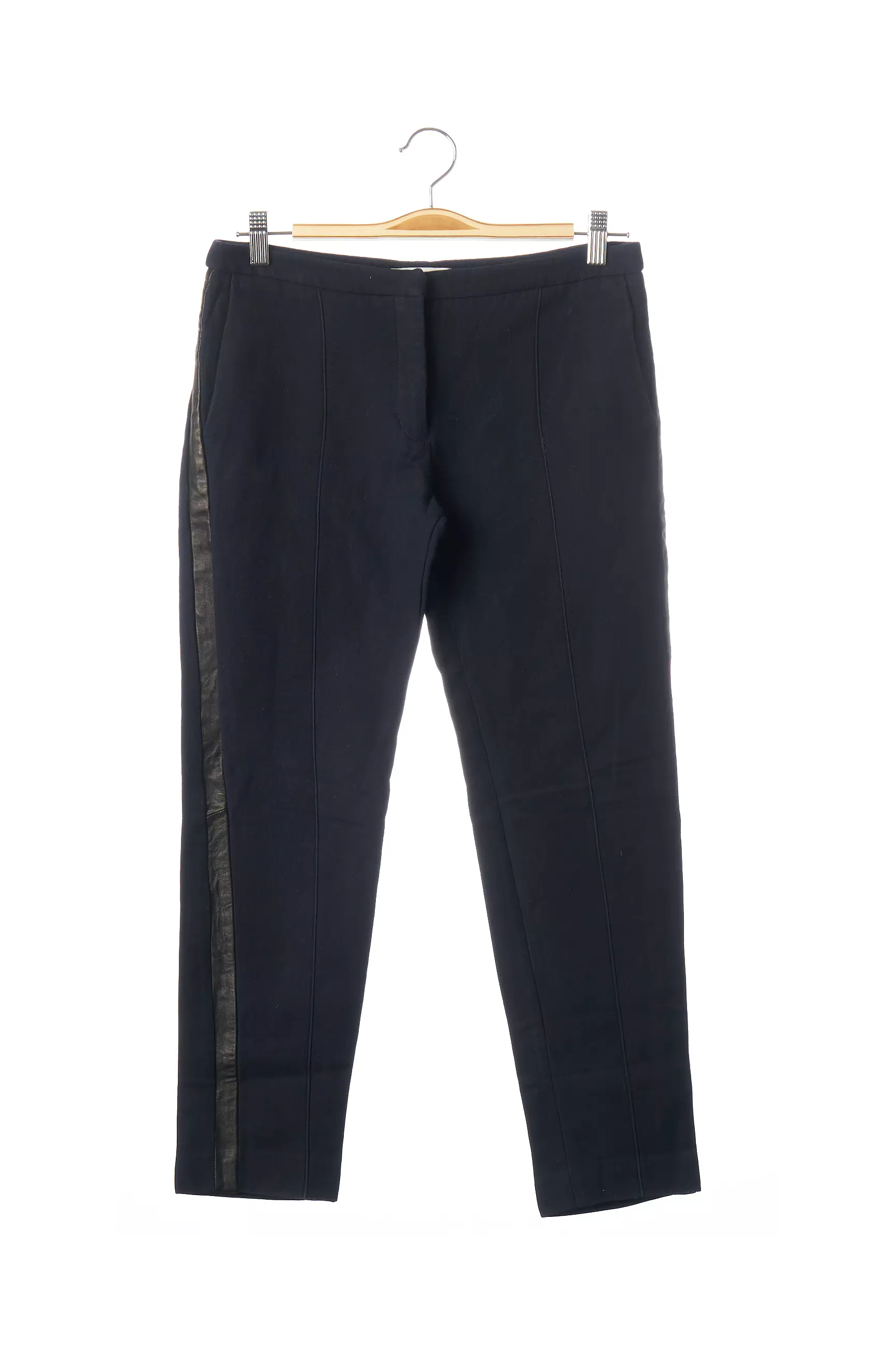 Sandro Pantalon7 8 Femme couleur bleu