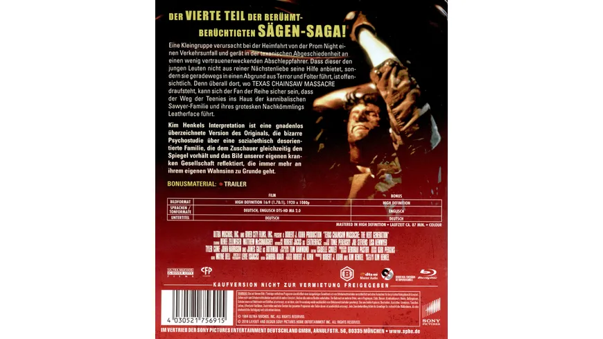 Texas Chainsaw Massacre: Die Rückkehr - Uncut Version