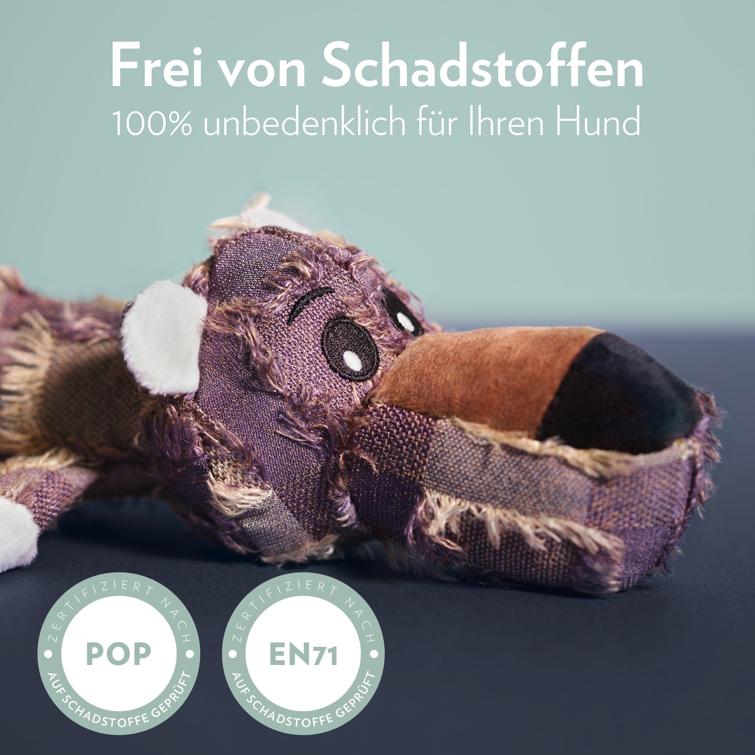 TETHAK Tierkuscheltier Hundespielzeug, Quietschend, (1-tlg)
