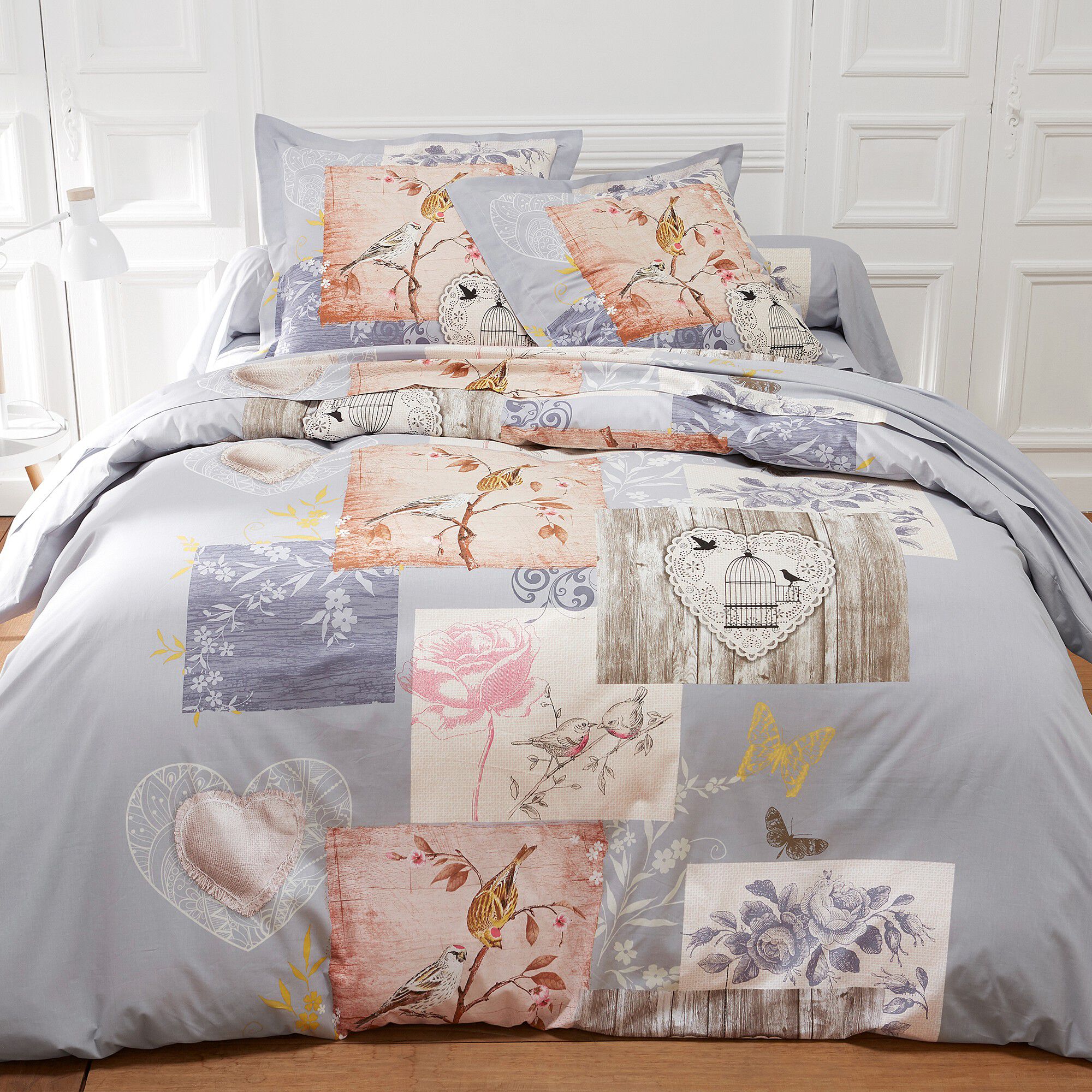 Linge de lit Agathe imprimé