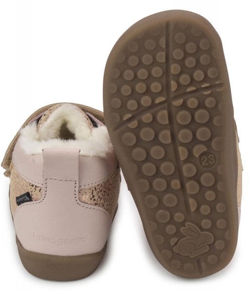 Bundgaard ~ Bloom TEX Lauflernschuh Winter ~ Rose Gold Stream
