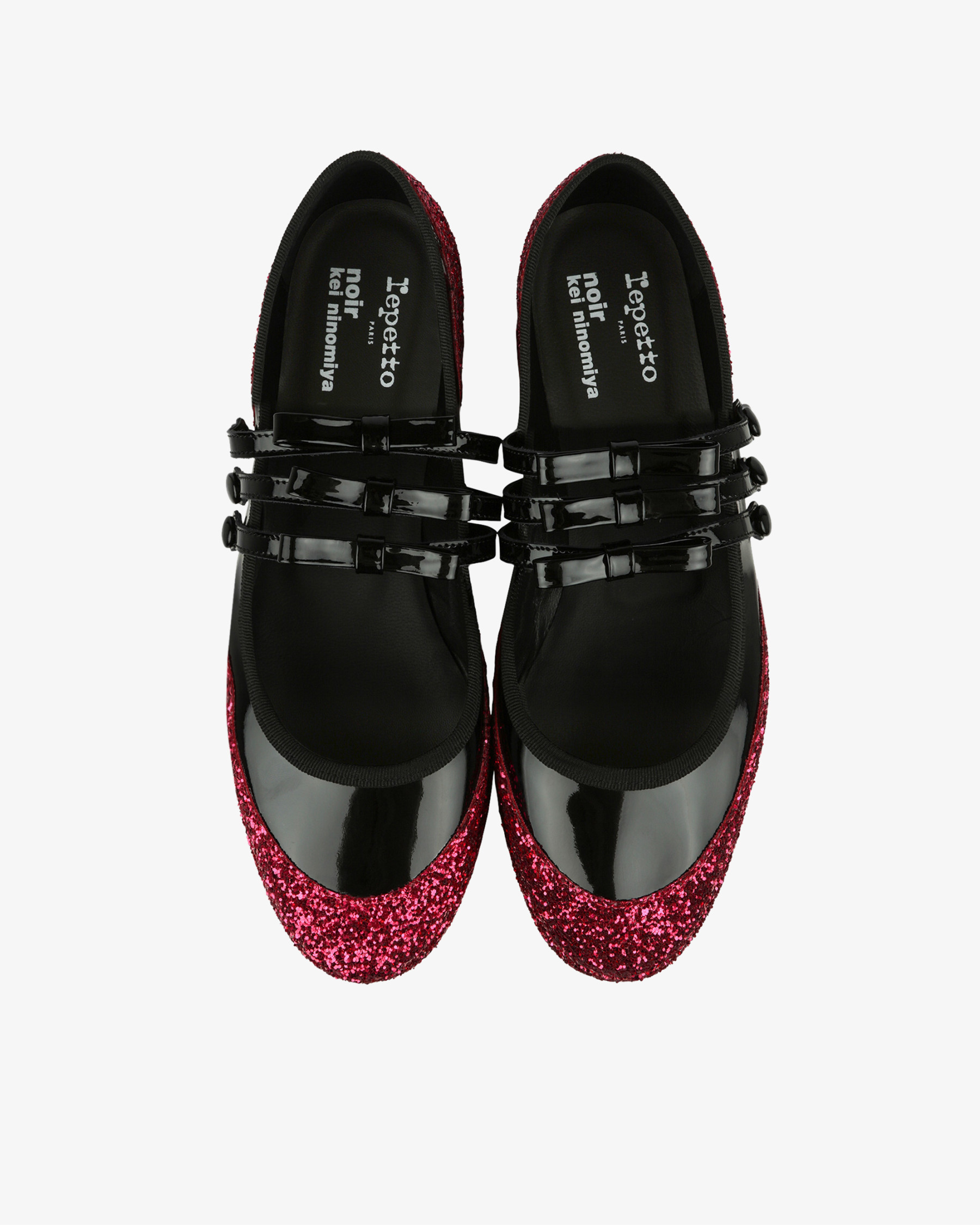 REPETTO x NOIR KEI NINOMIYA - Glitter platform Mary Janes