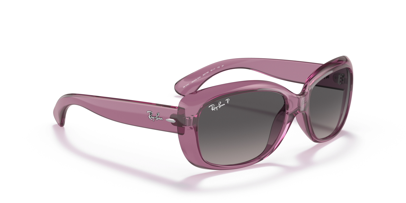 JACKIE OHH TRANSPARENT - Violet lucios, gri transparent