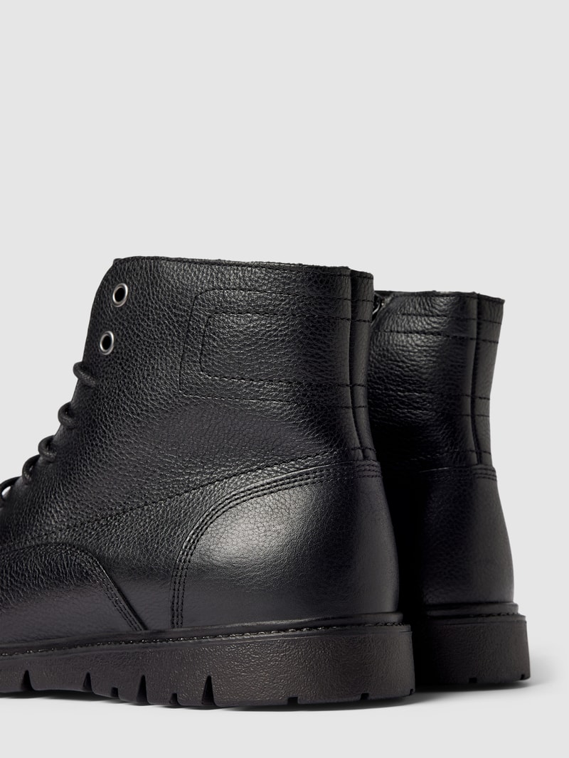 Schnürboots mit Label-Detail Modell 'GHIACCIAIO' in schwarz