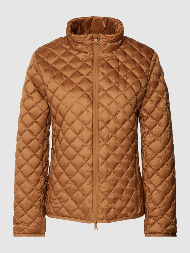 Steppjacke mit Stehkragen Modell 'CANGA' in camel