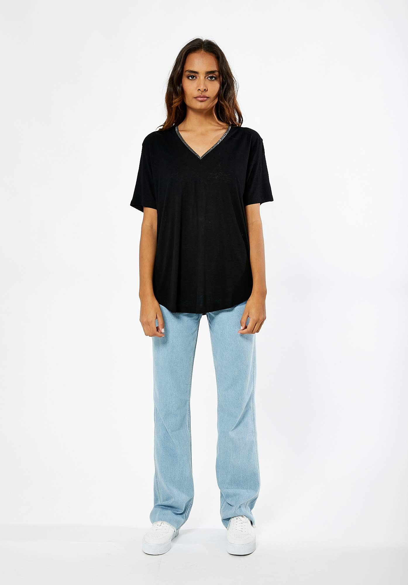 JORIX  T-shirt noir Femme