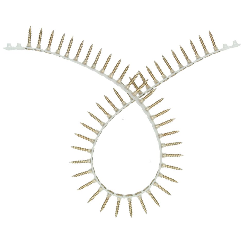Accesorios HiKOKI 754633 1000 tornillos de banda para aglomerado PH2/4,0 x 30 mm/galvanizado amarillo