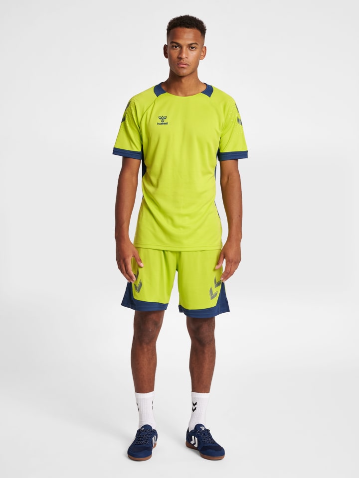 Hummel Hummel T-Shirt Hmllead Herren in LIME PUNCH günstig kaufen