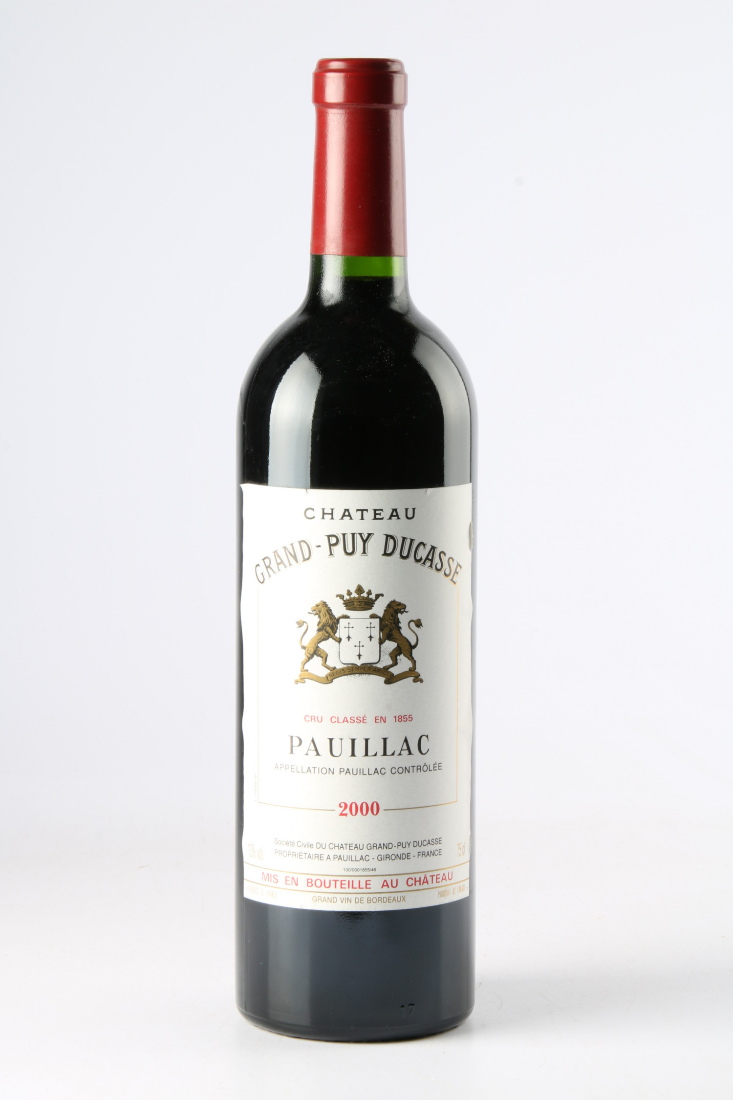 Vin 2000 CHÂTEAU GRAND PUY DUCASSE 2000, Pauillac. Vin ancien - SoDivin