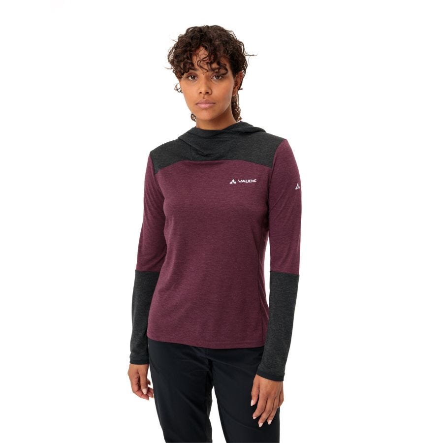 Tremalzo Langarm Hoodie T-Shirt Damen