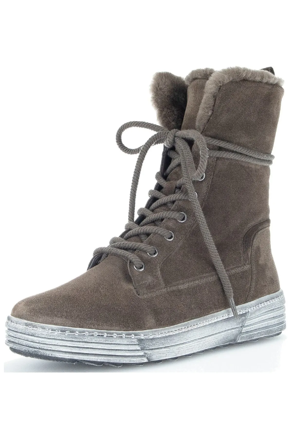 GABOR  Stiefelette - Braun - Flacher Absatz