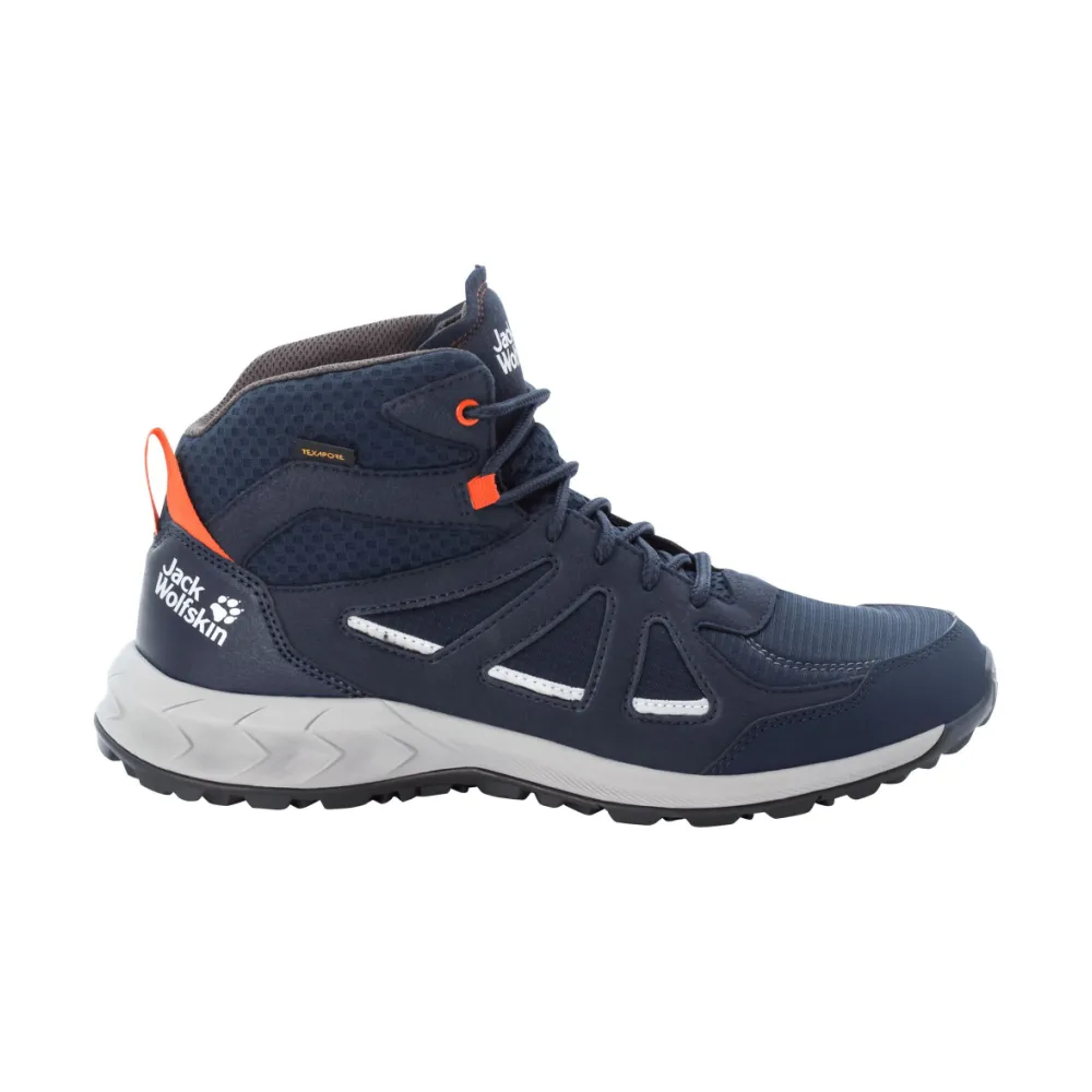 Jack Wolfskin WOODLAND 2 TEXAPORE Mid 4051261;1178 / blau