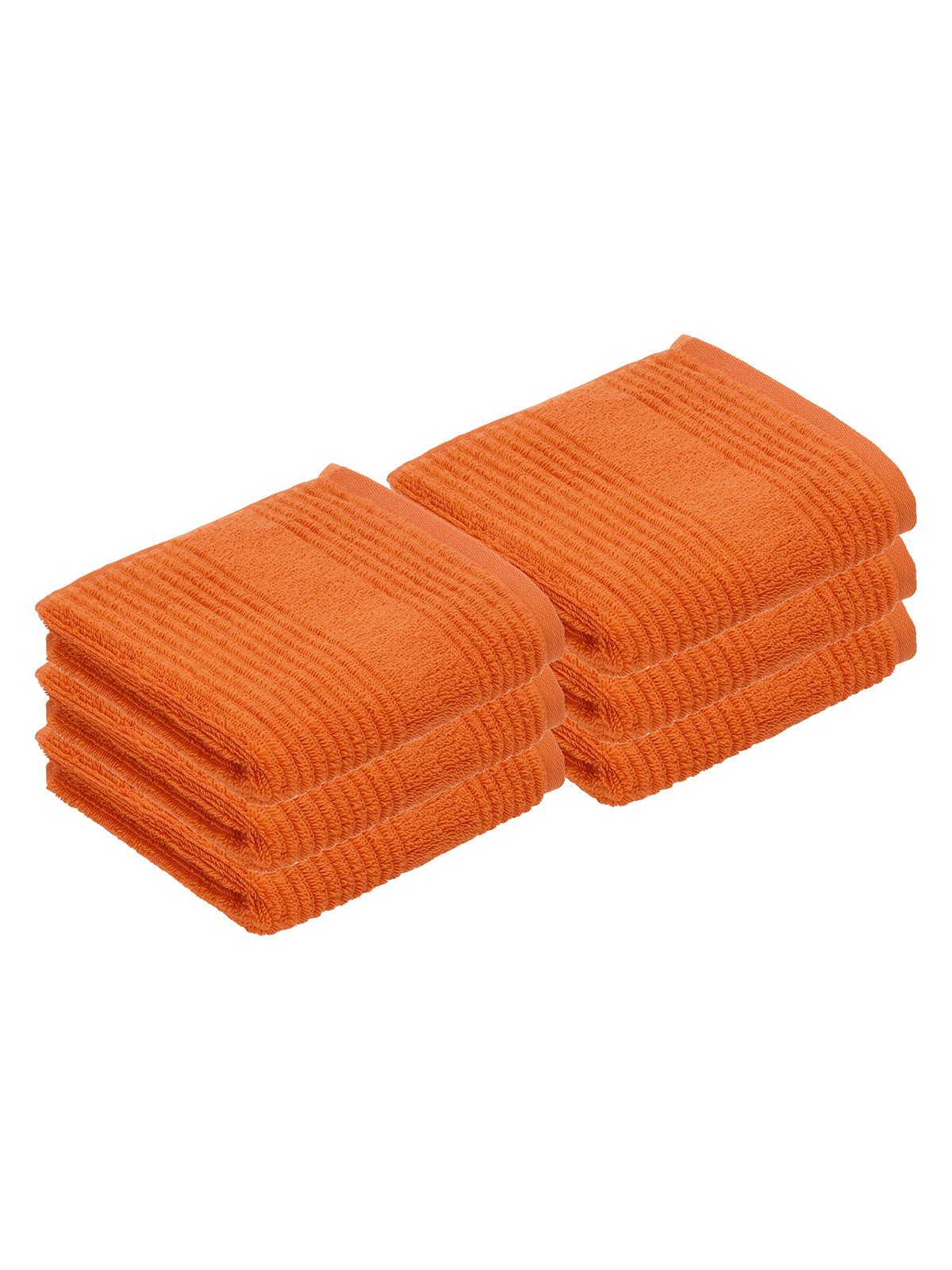 Vossen Gästehandtücher 6er Pack Gästetuch 30 x 50 cm Tomorrow, Frottier (Spar-Set, 6-St), Vegan