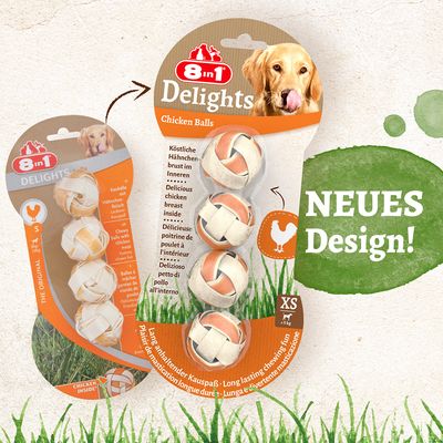 8in1 Delights Kaubälle Huhn