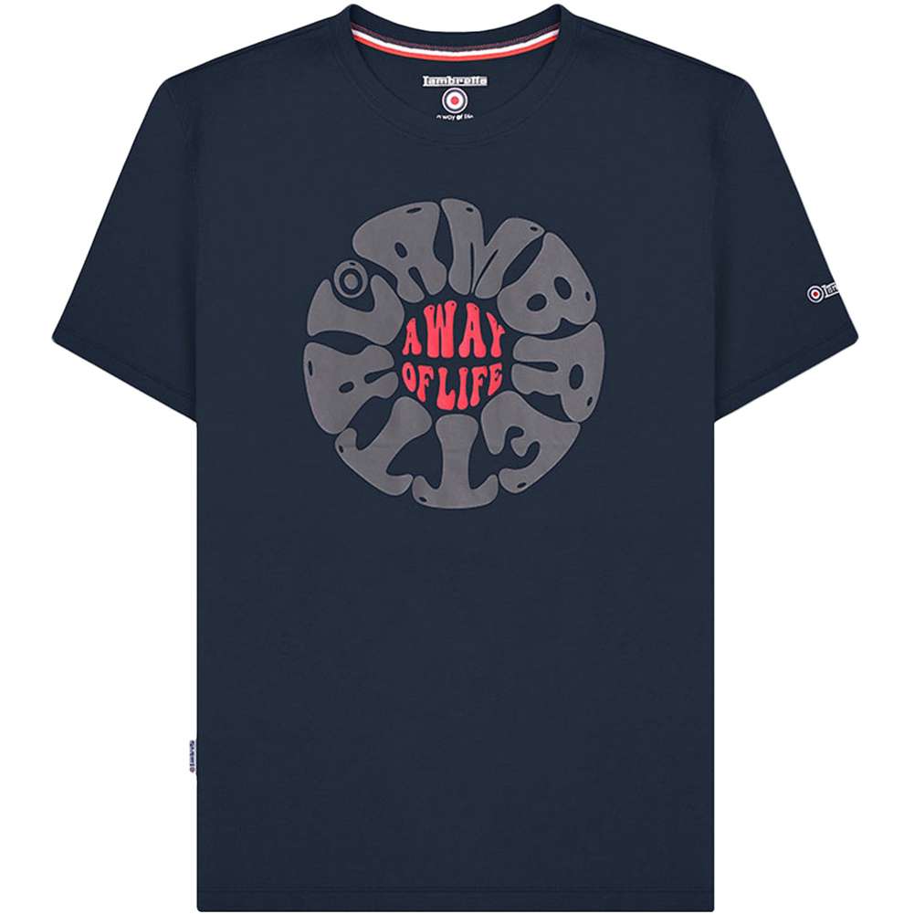 Lambretta Festival Herren T-Shirt SS1014-NAVY