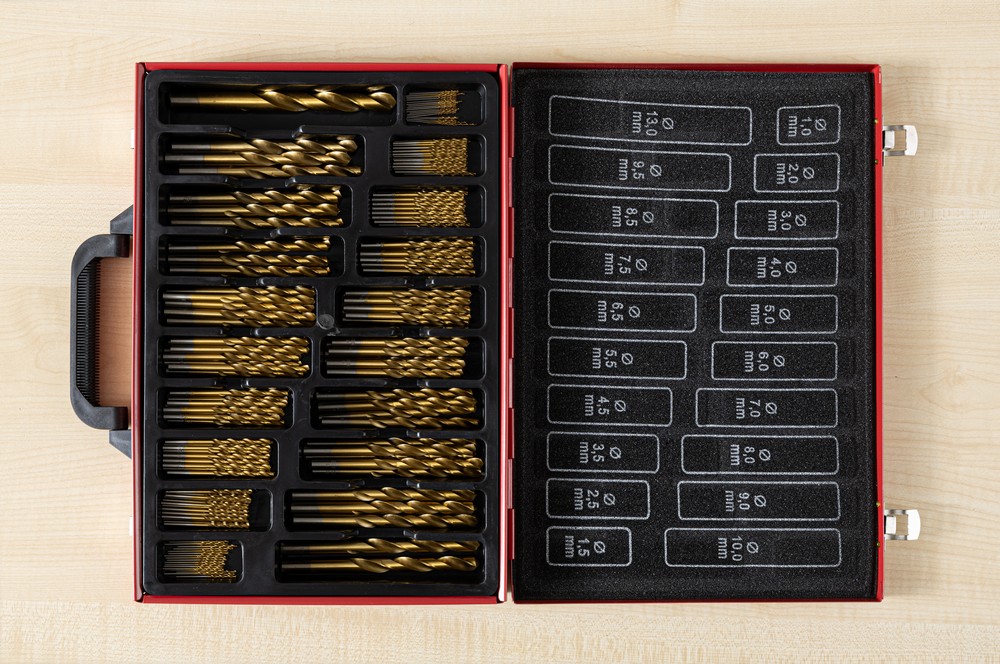 Kraft Werkzeuge Spiralbohrer-Set, 202-teilig