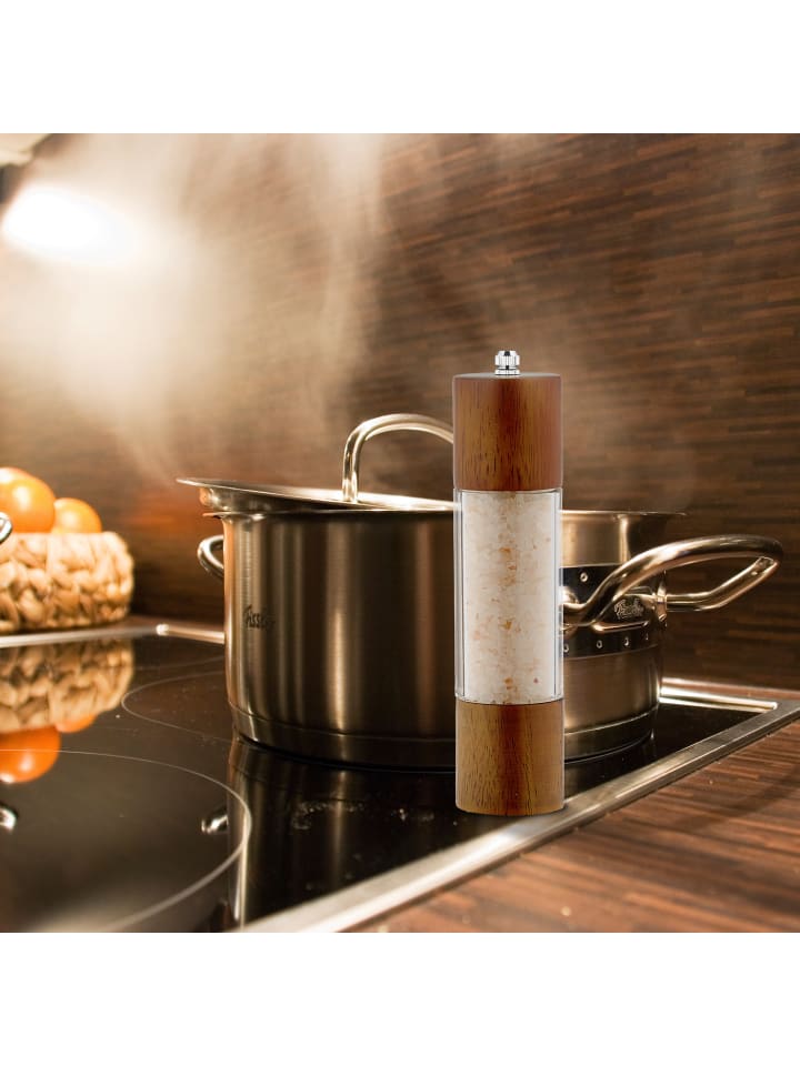 relaxdays 6-tlg. Salz- und Pfeffermühle Set in Braun günstig kaufen onesize