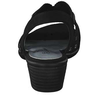 Charmosa Sandale in schwarz