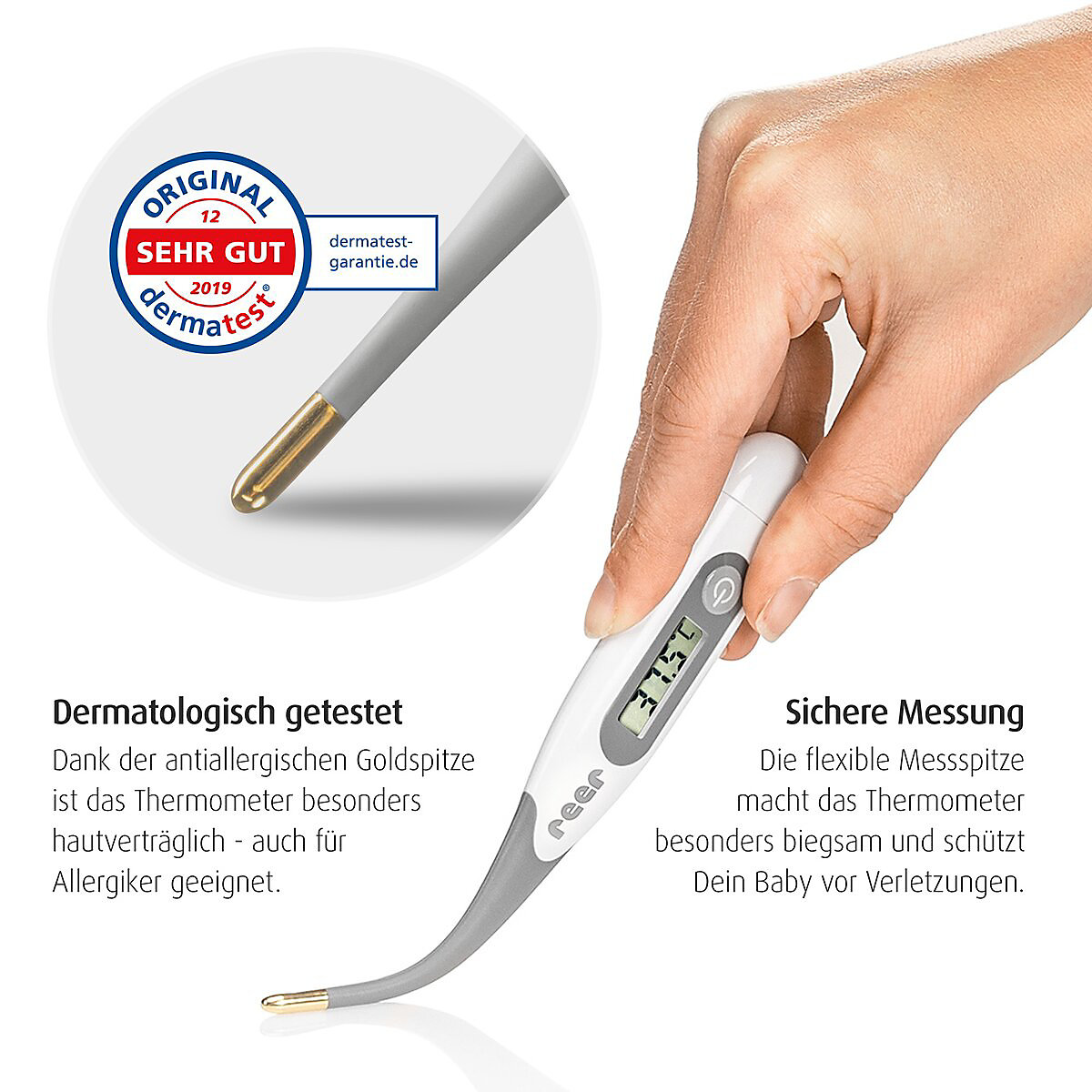 Fieberthermometer ExpressTemp mit flexibler Spitze