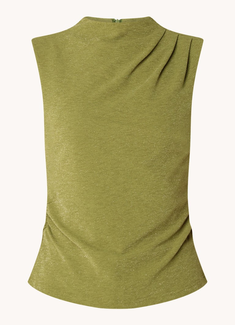 Tricou fără mâneci pentru femei Marwa, cu inserții din lurex.