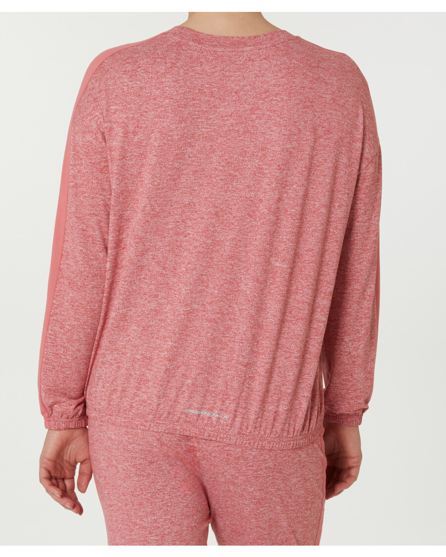Meliertes Sport-Sweatshirt