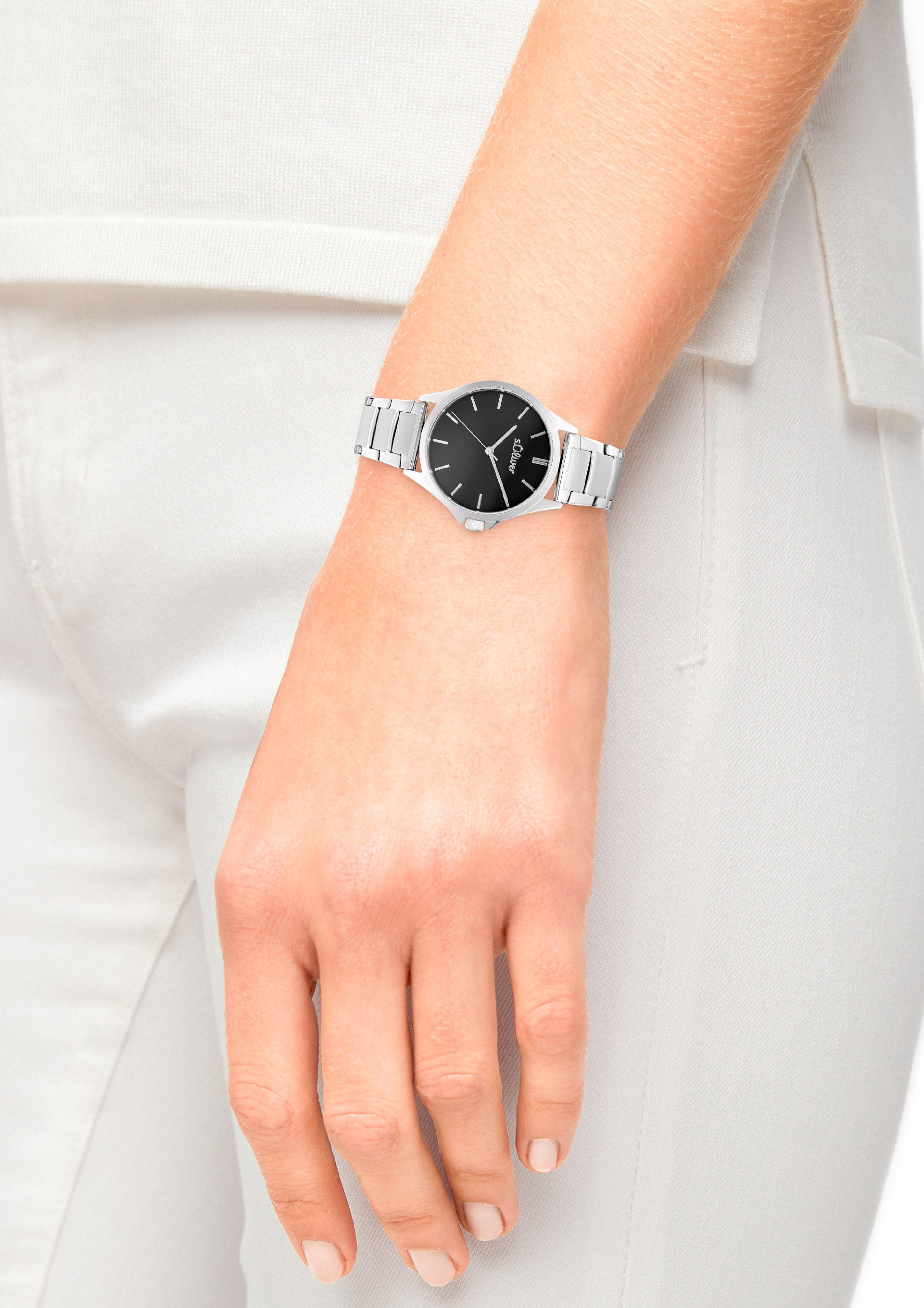 Armbanduhr mit Metallband  6009002-92B0