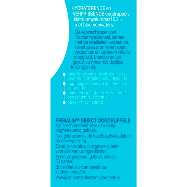Prevalin Direct 5 en 1 Gotas Oftálmicas Dispositivo Médico - 10 ml