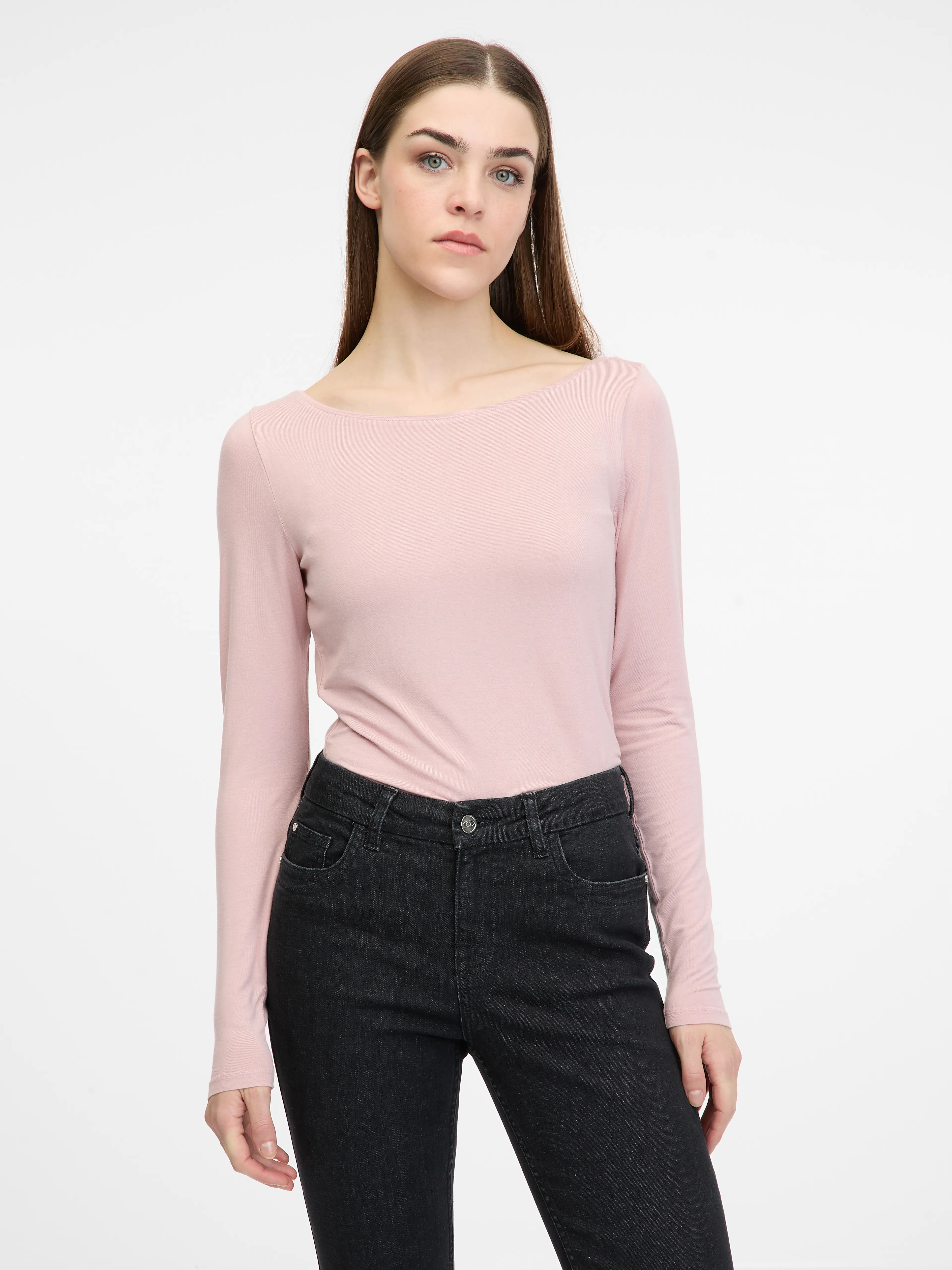 Hellrosa Damen-Langarmshirt ORSAY